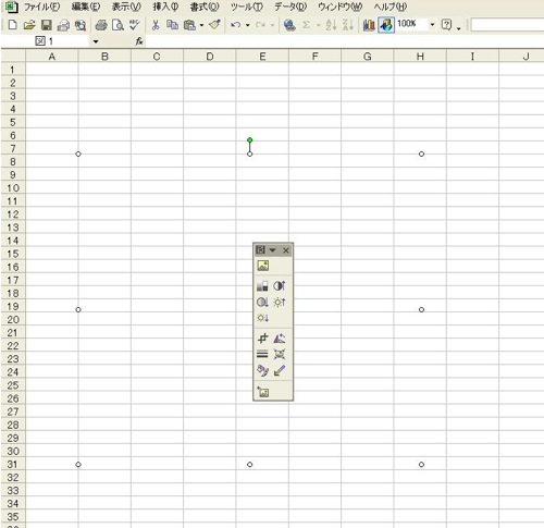 画像が表示されないExcel