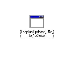 Lhaplus1.56アップデータ
