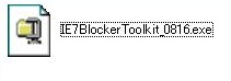 ダウンロードしたファイルを実行