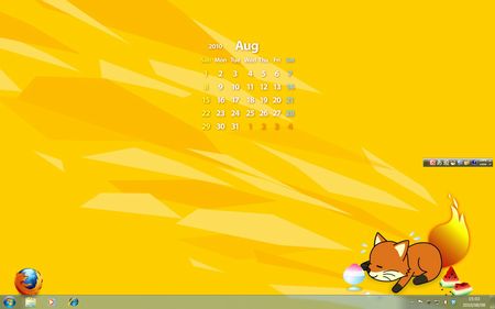フォクすけ壁紙2010年8月版 フォクすけ壁紙2010年8月版